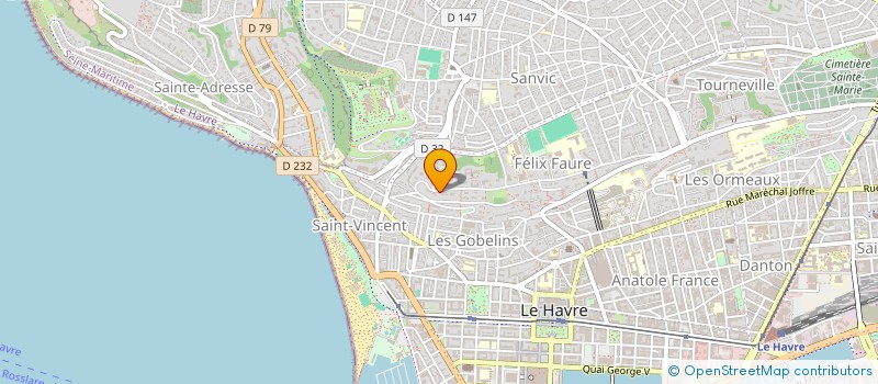 localisation de l'entreprise BERTIAUX SAINT-ROMAIN à LE HAVRE