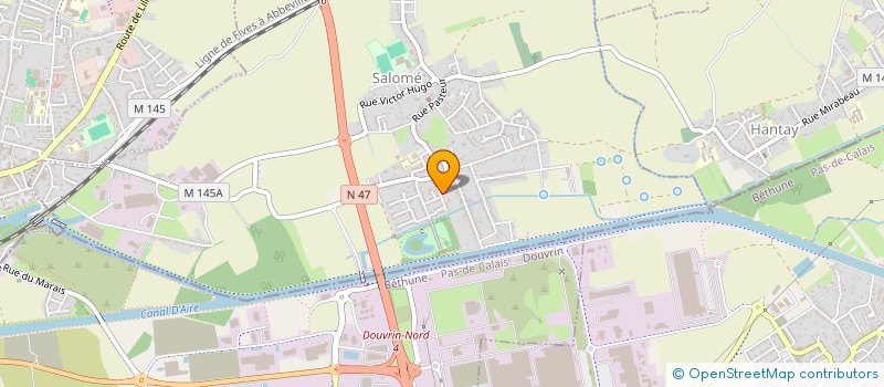 localisation de l'entreprise BERTIER DEFRETIN à SALOME