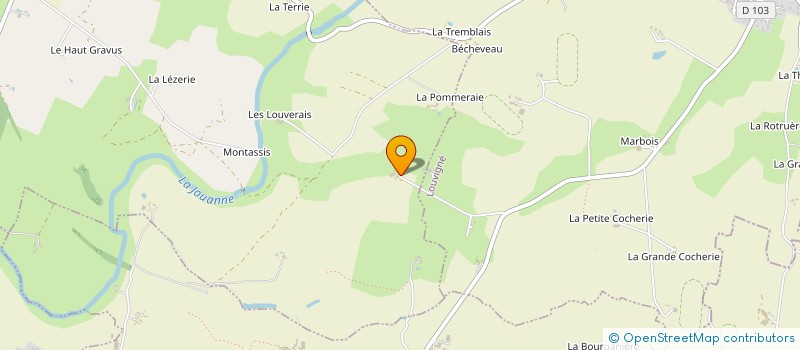 localisation de l'entreprise BERTIL B3 à BONCHAMP LES LAVAL