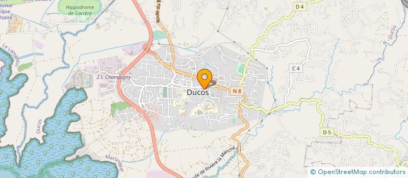 localisation de l'entreprise BERTILE SCI  DUCOS