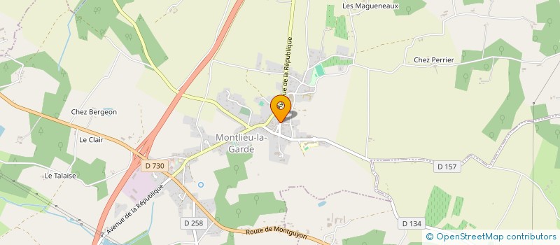 localisation de l'entreprise BERTILLE  MONTLIEU-LA-GARDE