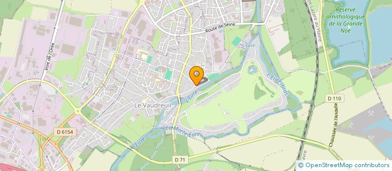 localisation de l'entreprise BERTIMETRIK  LE VAUDREUIL