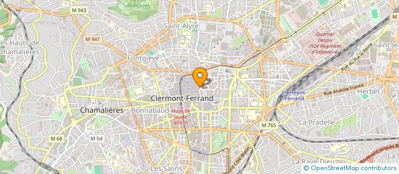 localisation de l'entreprise BERTIN à CLERMONT-FERRAND