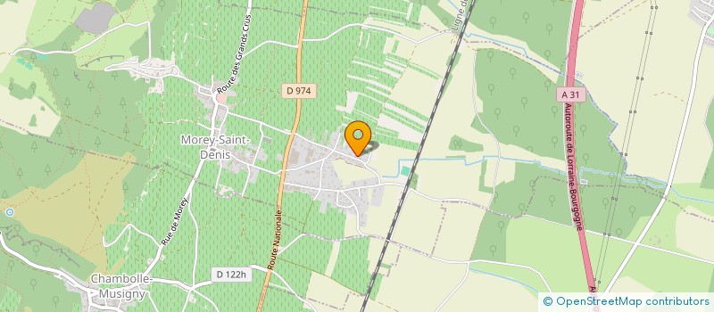 localisation de l'entreprise BERTIN  MOREY-SAINT-DENIS