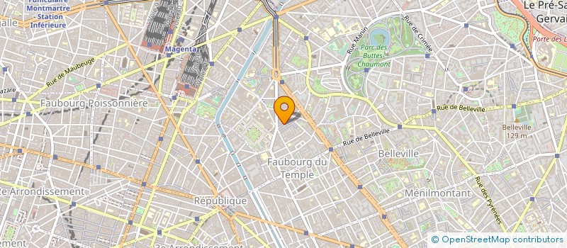 localisation de l'entreprise BERTIN AUBERT INDUSTRIES à PARIS