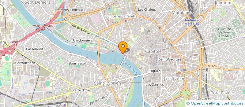 localisation de l'entreprise BERTIN BAEZ  TOULOUSE