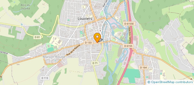localisation de l'entreprise BERTIN COMPOSITES  LOUVIERS
