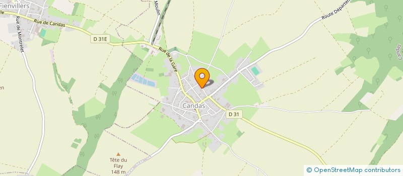 localisation de l'entreprise BERTIN CRESPEL LMNP  CANDAS