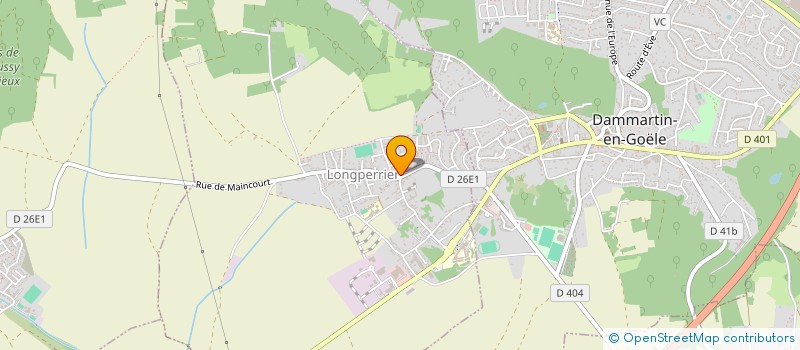 localisation de l'entreprise BERTIN ET BORGEOT à LONGPERRIER