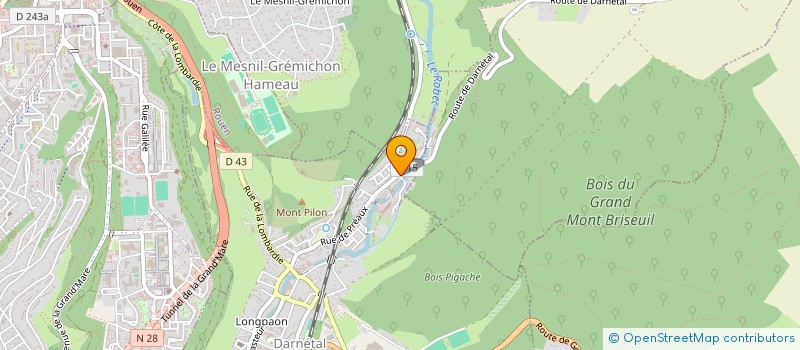 localisation de l'entreprise BERTIN FROID  DARNETAL