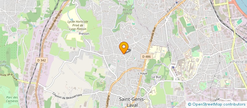 localisation de l'entreprise BERTIN GIRARD  SAINT-GENIS-LAVAL