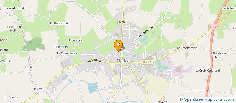 localisation de l'entreprise BERTIN INVEST à PIPRIAC