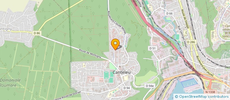 localisation de l'entreprise BERTIN JASMINE ET LECOQ THERESE  CANTELEU