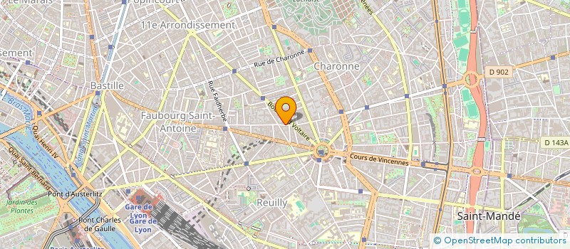 localisation de l'entreprise BERTIN                        JEAN  PARIS