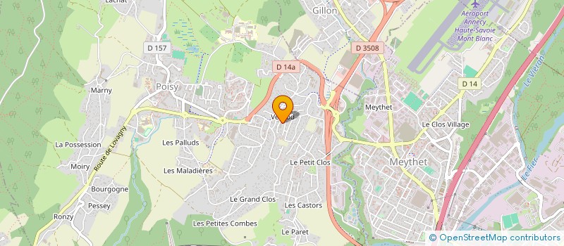localisation de l'entreprise BERTIN LAVAGES  AIX-LES-BAINS