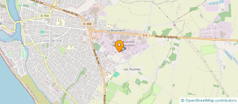 localisation de l'entreprise BERTIN NATIONAL à SAINT-GILLES-CROIX-DE-VIE