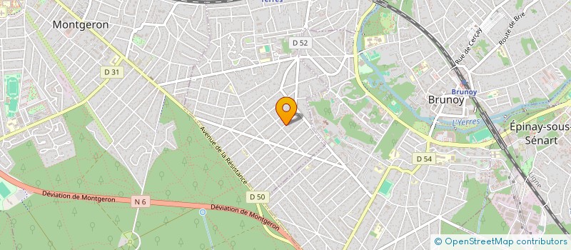 localisation de l'entreprise BERTIN PEYROT CHAUFFAGE à YERRES