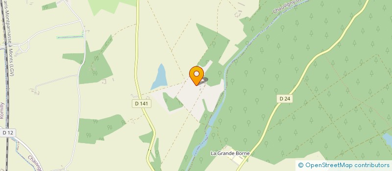 localisation de l'entreprise BERTIN SAINT GILDERIC  CHAUVIGNY-DU-PERCHE