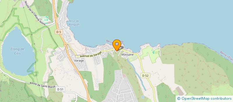 localisation de l'entreprise BERTINE  SAINT-MITRE-LES-REMPARTS