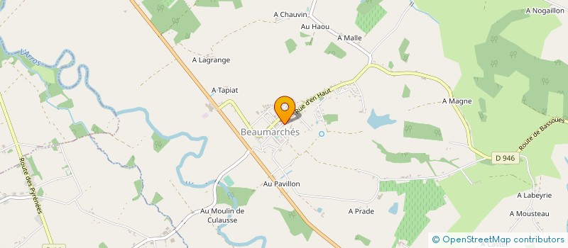 localisation de l'entreprise BERTINI à LAFITOLE
