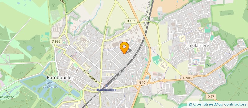 localisation de l'entreprise BERTINI BEAU SOLEIL  RAMBOUILLET