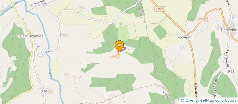 localisation de l'entreprise BERTLIER à GUERQUESALLES