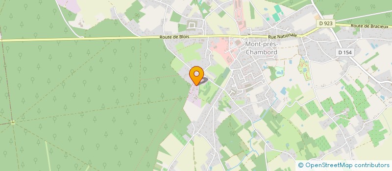 localisation de l'entreprise BERTNY  MONT-PRES-CHAMBORD