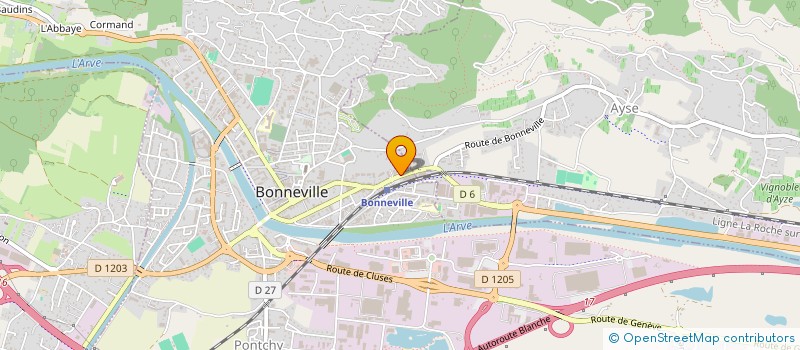 localisation de l'entreprise BERTO AND CO  BONNEVILLE