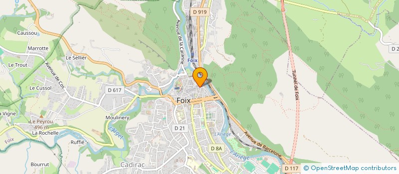 localisation de l'entreprise BERTOCCHI à FOIX