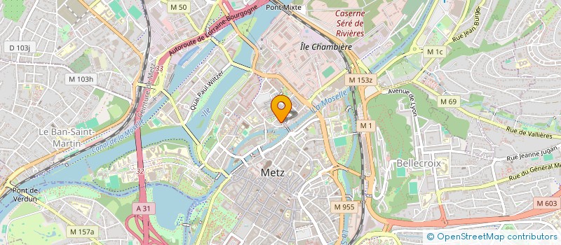 localisation de l'entreprise BERTOGIM  METZ