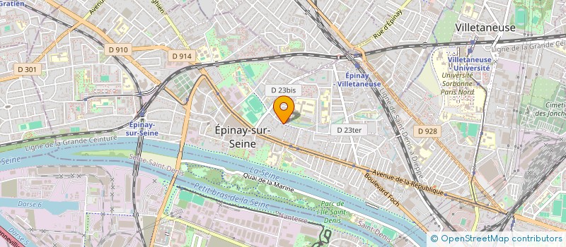 localisation de l'entreprise BERTOLA BLANCAN GRISI à EPINAY SUR SEINE