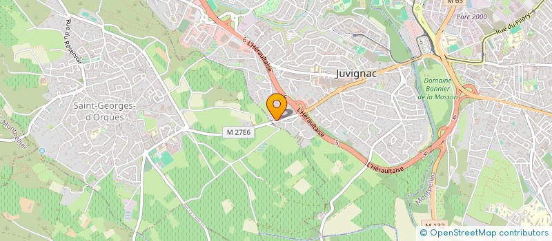 localisation de l'entreprise BERTOLASO  JUVIGNAC