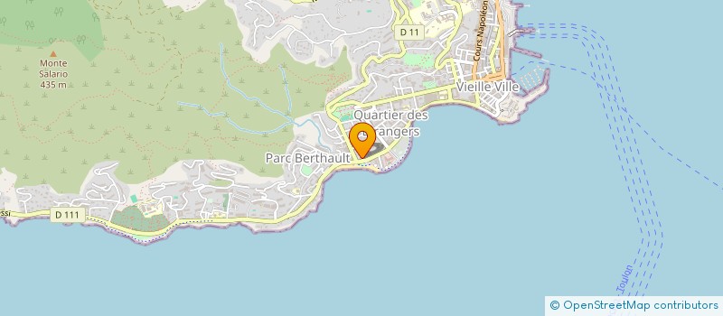 localisation de l'entreprise BERTOLUCCI à AJACCIO