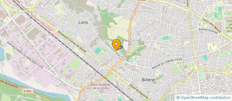 localisation de l'entreprise BERTOM à LONS