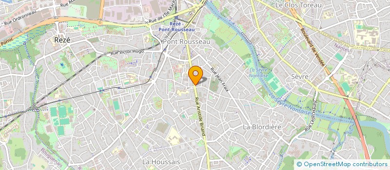 localisation de l'entreprise BERTON-DURAND  REZE