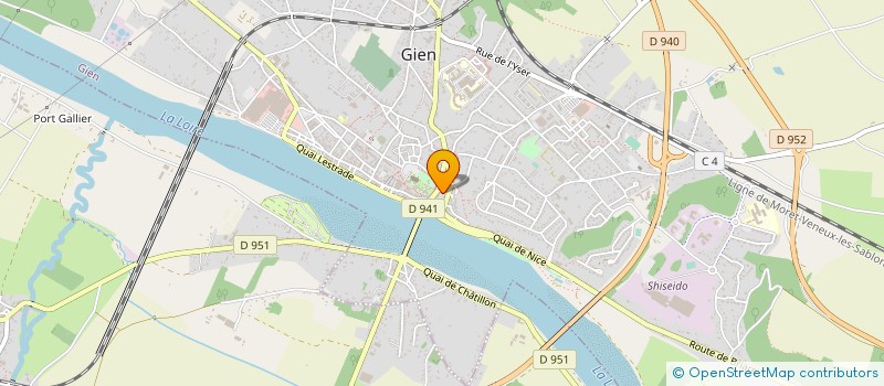 localisation de l'entreprise BERTON VIRGINIE à GIEN