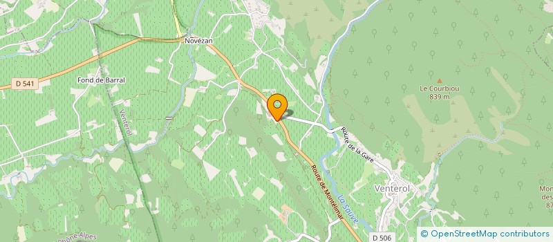 localisation de l'entreprise BERTONA ALAIN ET FILS  VENTEROL