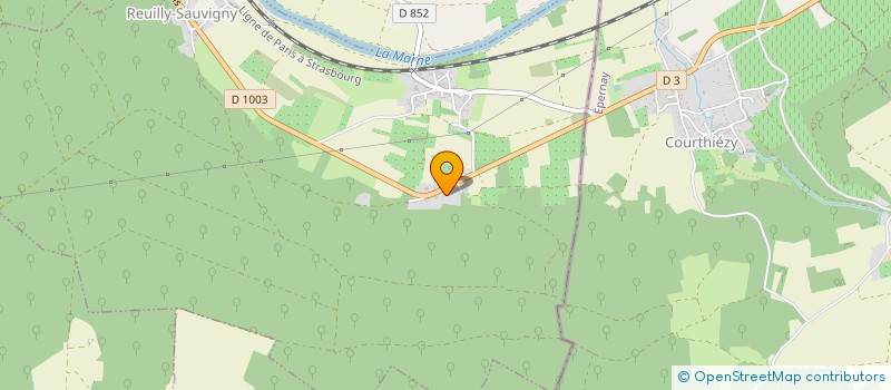 localisation de l'entreprise BERTONI  REUILLY-SAUVIGNY