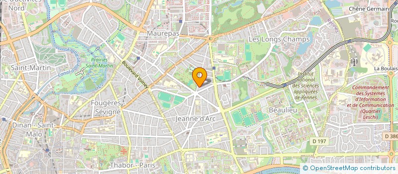localisation de l'entreprise BERTOTI  RENNES