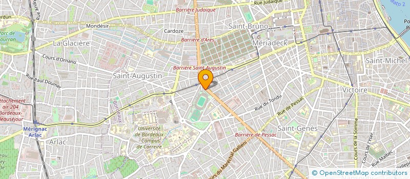 localisation de l'entreprise BERTOUCIO  BORDEAUX