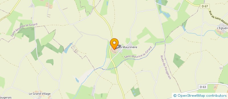 localisation de l'entreprise BERTOUFLU  SAINT-MAURICE-LE-GIRARD