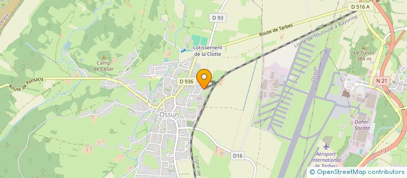 localisation de l'entreprise BERTOUILLE  OSSUN