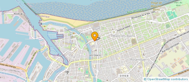 localisation de l'entreprise BERTOUT PAULINE ET VIRGILE à DUNKERQUE