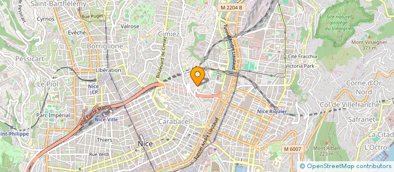 localisation de l'entreprise BERTOVINO à NICE