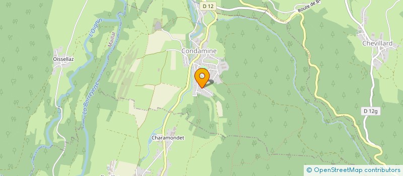 localisation de l'entreprise BERTRAND à VIEU-D IZENAVE