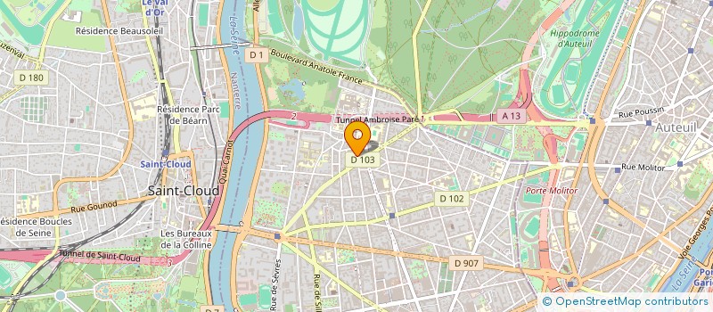 localisation de l'entreprise BERTRAND à BOULOGNE-BILLANCOURT