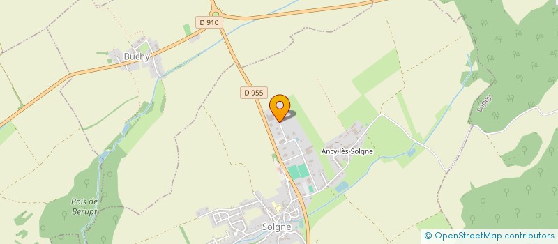 localisation de l'entreprise BERTRAND  SOLGNE