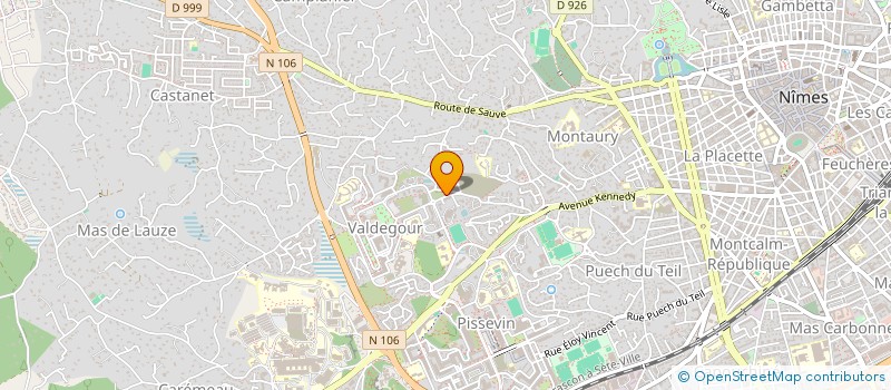 localisation de l'entreprise BERTRAND  NIMES