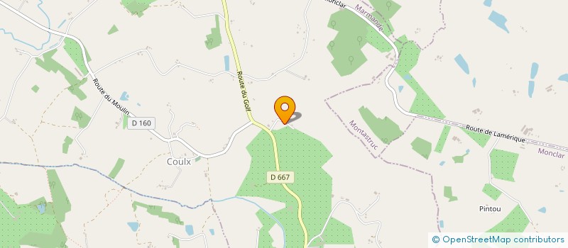 localisation de l'entreprise BERTRAND  COULX