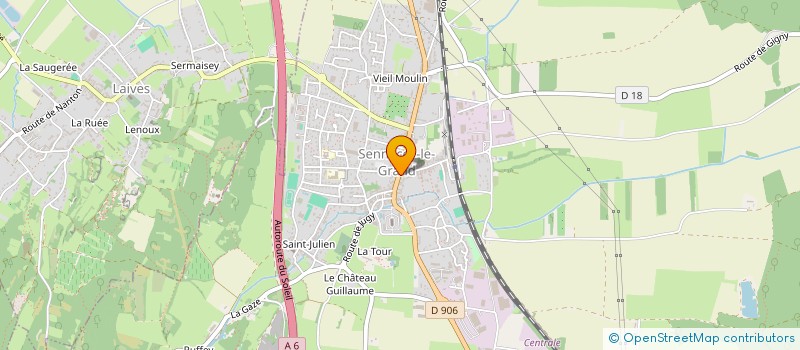 localisation de l'entreprise BERTRAND ASSURANCE  SENNECEY-LE-GRAND